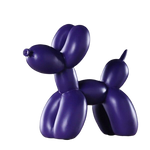 Statue chien ballon violet